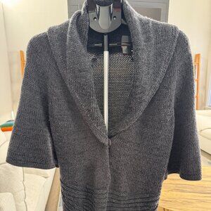 Elie Tahari Grey Knit Cardigan
